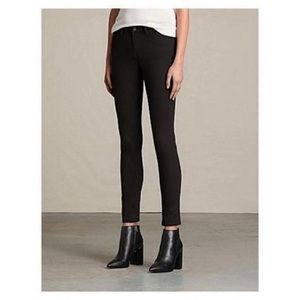 All Saints Stilt Skinny Jeans Black Stretchy 29